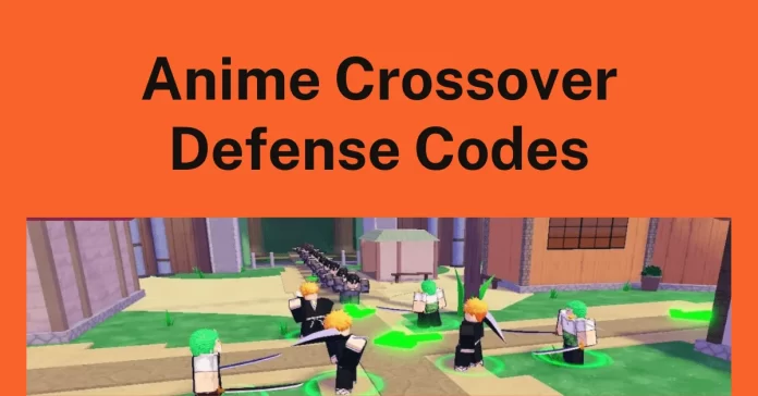 anime crossover defense codes